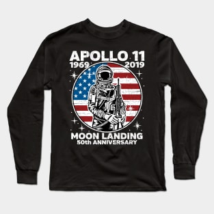 NASA Apollo 11 50th Anniversary Moon Landing Long Sleeve T-Shirt